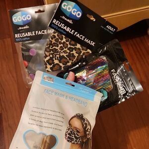 GOGO Colorful and Leopard Face Masks Collection